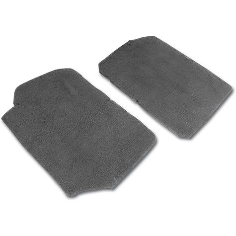 1990-91 Chevrolet Corvette; FRONT SPEAKER COVER CARPETS; GRAY PILE