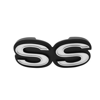 Trim Parts 1971 Chevrolet Chevelle Grille "SS" Emblem W/Fasteners, Each - (4743)