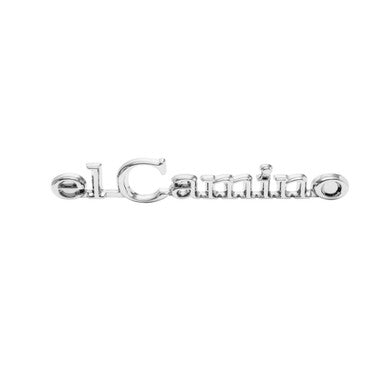 Trim Parts 1968-1969 El Camino Front Header Panel “El Camino” Emblem W/Fasteners, Each - (4851)