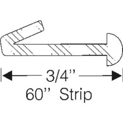 Fender Skirt Edge Weatherstrip