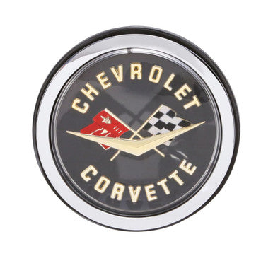 Trim Parts 1962 Chevrolet Corvette Gold Rear Emblem Assembly, Each - (5087A)