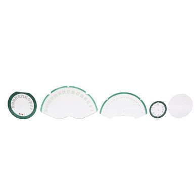 Trim Parts 1953-54 Chevorlet Corvette 10-Piece Instrument Lens Set, Each - (5140)