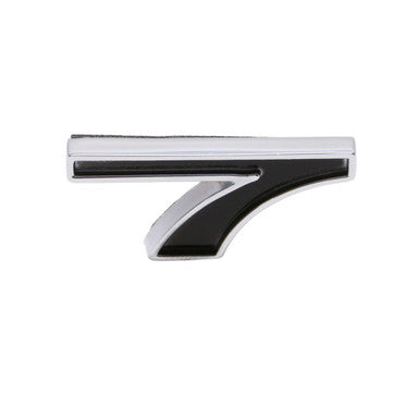 Trim Parts GM Car/Truck Black Number "7" In Chevrolet Script W/Adhesive Tape, Each - (5185G)