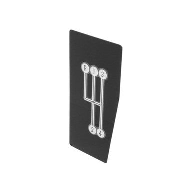 Trim Parts 1968-76 Chevrolet Corvette 4-Speed Shift Pattern Plate, Each - (5441)