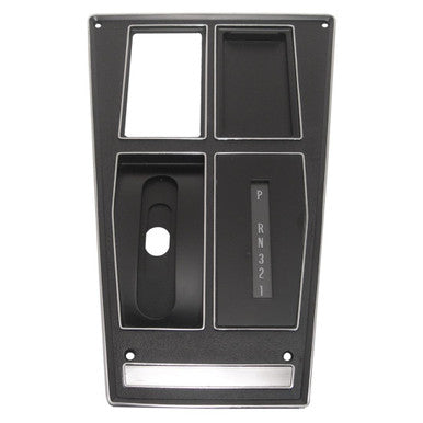 Trim Parts 1972-74 Chevrolet Corvette W/Air Auto Transmission Console Plate Assembly, Each - (5472)