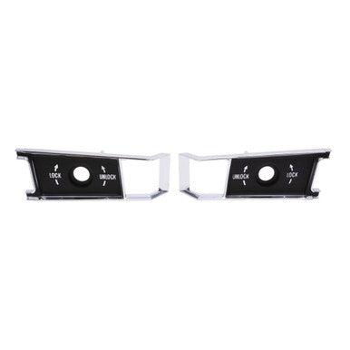 Trim Parts 1968-1977 Chevrolet Corvette Inside Door Handle Bezel, Pair - (5950)
