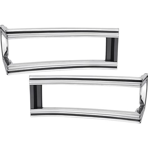 1968 Chevelle; Malibu; Tail Lamp Bezel Set; except Station Wagon; LH & RH; Pair