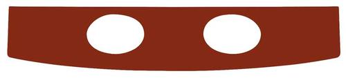 1965-67 Mustang Vinyl Covered Package Tray with Speaker Holes - Emberglo