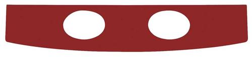 1965-67 Mustang Vinyl Covered Package Tray with Speaker Holes - 66-67 Red
