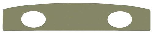 1968 Mustang Vinyl Covered Package Tray with Speaker Holes - Ivy Gold