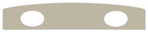 1968 Mustang Vinyl Covered Package Tray with Speaker Holes - 66 Parchment
