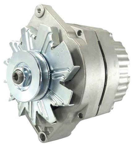 100% New, Natural Finish Alternator, 1-Wire Alternator, Gm 100 Amp.