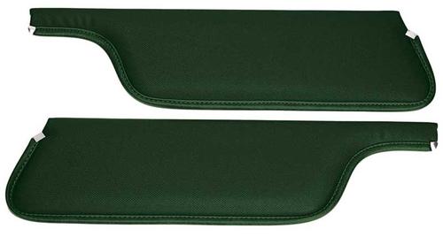 1971-73 Mustang Coupe / Fastback Padded Sun Visors - Green