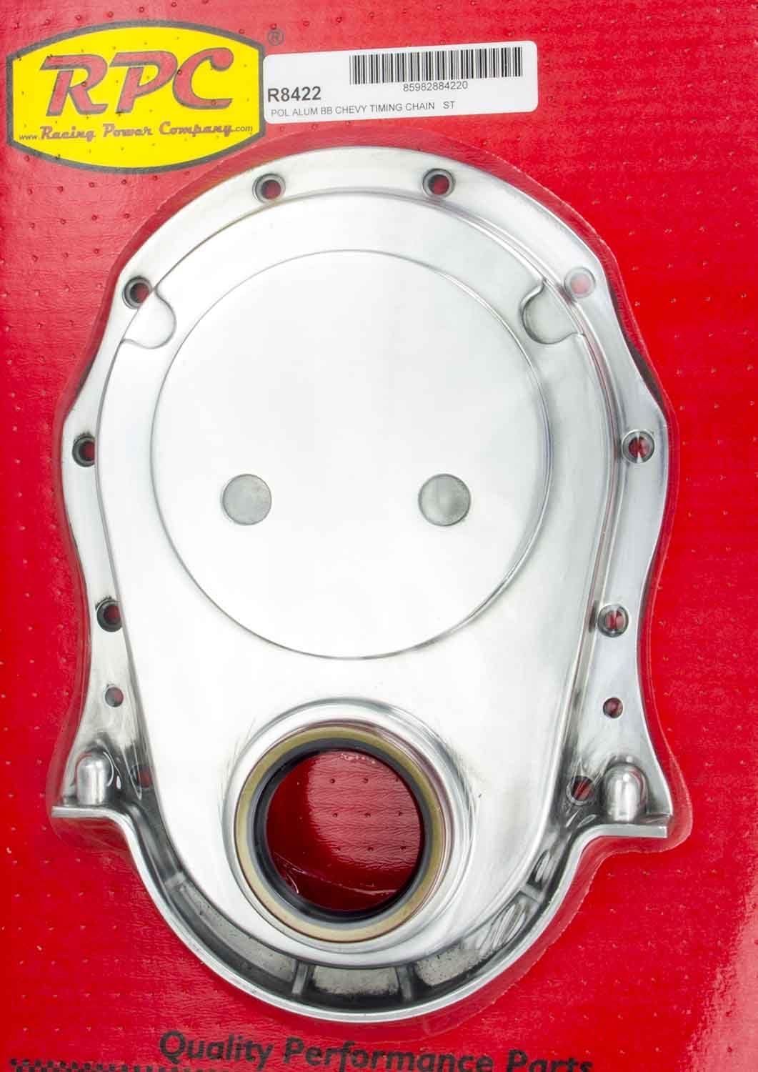 Polished Aluminum Timing Chain Cover for Big Block Chevy