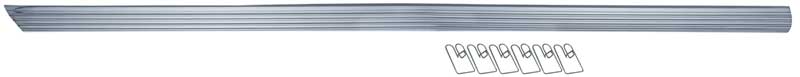 748559 - 1962 Chevrolet Impala; Rocker Panel Molding; with Mounting Clips; LH Driver Side