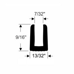 Quarter Window Weatherstrips 13/32"