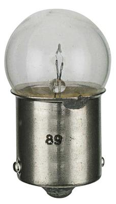 Bayonet Bulb; G-6 Single Contact; Clear; 6 CP; 12 Volt