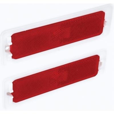 1970-74 Nova, Ventura; Rear Quarter Side Marker Lens; Red; Pair