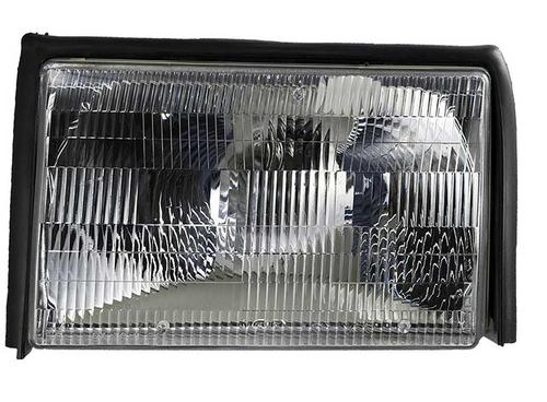 1987-93 Ford Mustang; Headlamp Assembly; Without Bulb; LH Driver Side