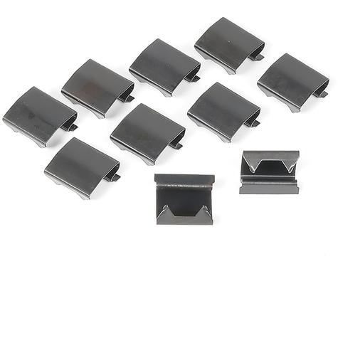 1985.5-86 Ford Mustang SVO; Headlight Seal Retaining Clips; Set of 10