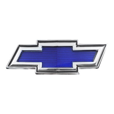 Trim Parts 1969-70 Chevrolet Truck Blue "Bowtie" Hood Emblem W/Fasterners, Each - (9600)