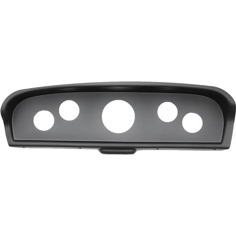 1961-66 Ford F-Series Truck; 5-Gauge Dash Panel; (1) 3-3/8" (4) 2-1/16" Holes; Black