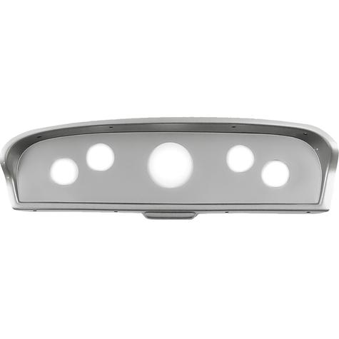 1961-66 Ford F-Series Truck; 5-Gauge Dash Panel; (1) 3-3/8" (4) 2-1/16" Holes; Brushed Aluminum