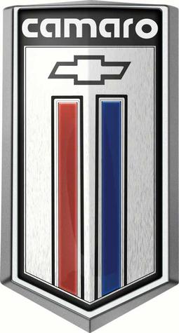 9637557 - 1980-81 Camaro Std, RS, Berlinetta, Sport; Fuel Door Emblem; GM Licensed