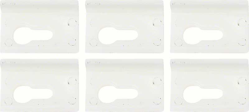9815840 - 1970-81 Camaro, Firebird; Door Reveal Molding Clip Set; 6 Piece Set