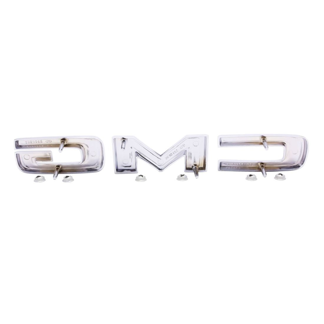 Trim Parts 1968-1972 GMC Truck Hood "GMC" Letters W/Fasteners, Each - (9820)