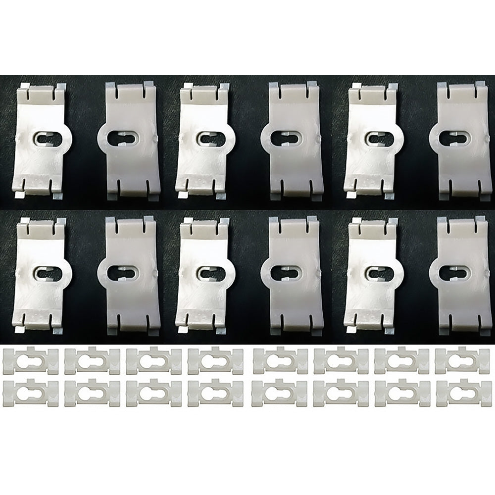 A10500 - 81-87 Buick Vinyl Roof Top and Side Molding Trim Clips Set