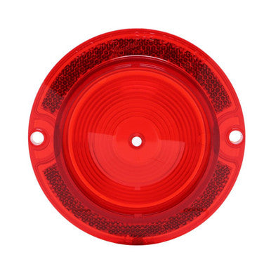 Trim Parts 1963 Chevrolet Impala Red Tail Light Lens W/O Trim, Each - (A2250)