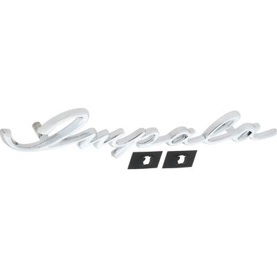 1958 Chevrolet Impala; Dash or Rear Speaker Script; Interior