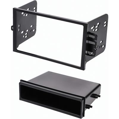 2003-07 Chevrolet Silverado, GMC Sierra, Tahoe, Yukon Radio Mounting Bracket Multi kit; Single DIN 2 Inch