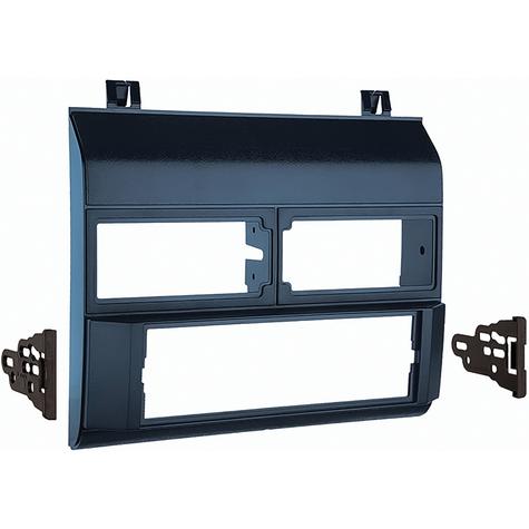 1988-94 Chevrolet Silverado, GMC Sierra, 1992-94 Blazer/Yukon Radio Mounting Bracket Multi kit; Blue Trim; Single DIN 2