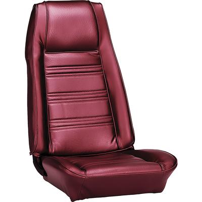 1970 Mustang Coupe; Standard Bucket Seat Upholstery; Full Set; Vermillion