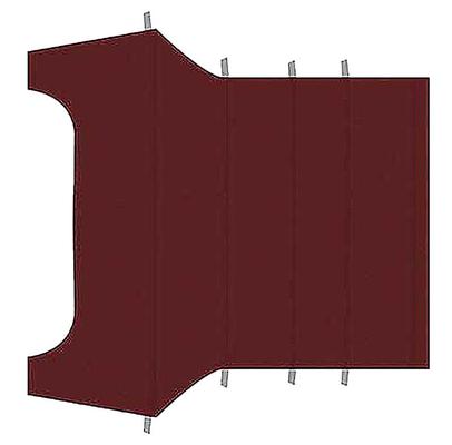 1964-68 Mustang Coupe; Reproduction Vinyl Headliner; Moonskin/Crater; Dark Red
