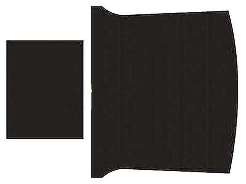 1969-70 Mustang Fastback; Reproduction Vinyl Headliner; Moonskin Crater; Black