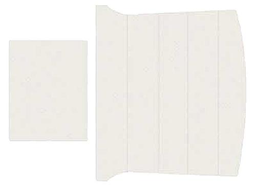 1969-70 Mustang Fastback; Reproduction Vinyl Headliner; Moonskin Crater; Off White