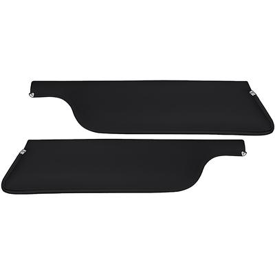 1965-66 Mustang Convertible; Standard Padded Sun Visors; Sierra Grain; Black
