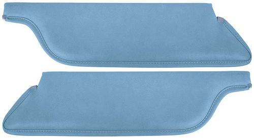 1966 Mustang Convertible; Standard Padded Sun Visors; Sierra Grain; Light Blue