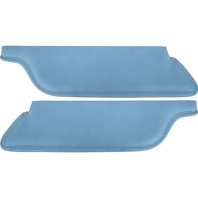1966 Mustang Convertible; Standard Padded Sun Visors; Sierra Grain; Light Blue
