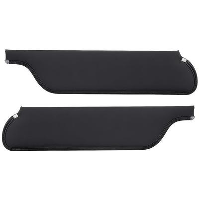 1965-66 Mustang Coupe / Fastback Padded Sun Visors; Black