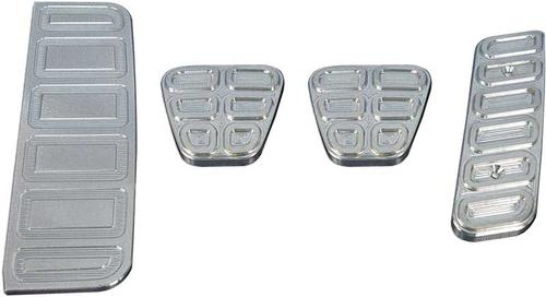 2010-14 Camaro W/ MT - Billet Pedal Cover Set (4-Piece) - Satin