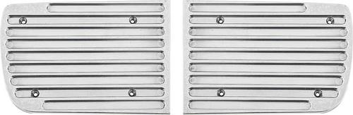 1967-68 Camaro - Billet Headlamp Door Covers (Pair) - Polished Finish