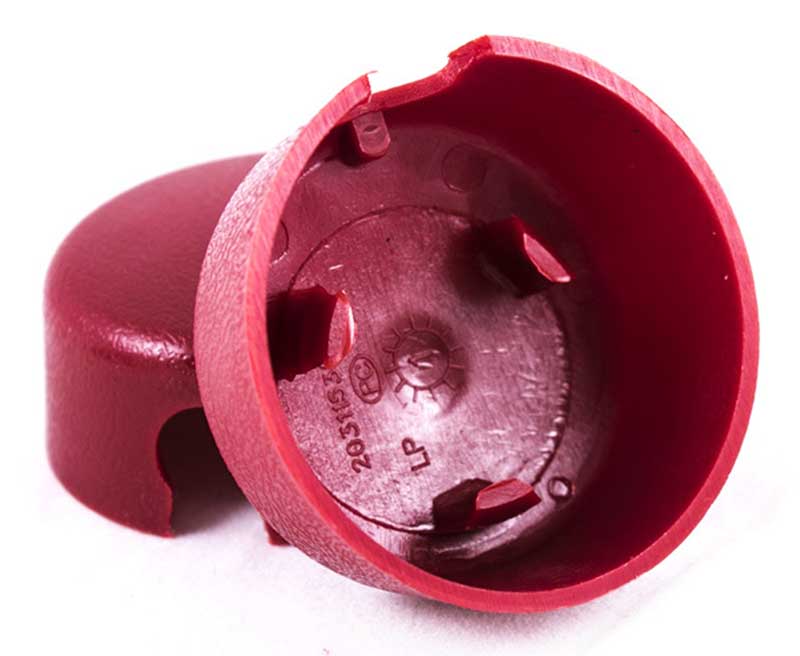 A9400153 - 1991-92 Camaro, Firebird; Rear Hatch Strut Cover Trim Set; Red