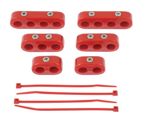 Red 6-Piece Taylor Clamp-Style 10.4MM Wire Separator Set