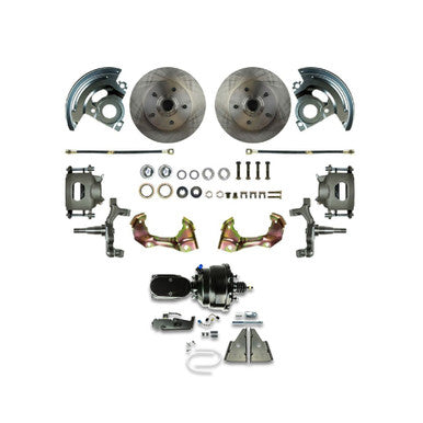 The Right Stuff 67-72 Chevelle/GM A-Body, Power 8" Booster, 2" Drop Front Disc Brake Conversion - (AFXDC06DY)