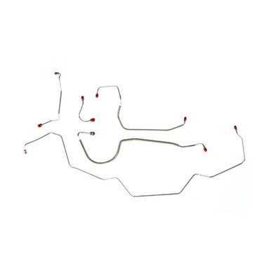 The Right Stuff 68 GTO & LeMans Manual Disc Pre-Bent OE Steel Front Brake Line Kit - (AKT6805)