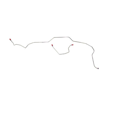 The Right Stuff 81-87 Grand National Power Disc Pre-Bent OE Steel Front Brake Line Kit - (AKT8603)